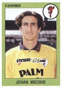 Sticker Johan Micoud - FOOT 1993-1994 n. 69 - Panini