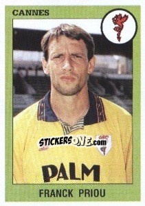 Sticker Franck Priou - FOOT 1993-1994 - Panini