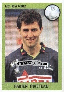 Figurina Fabien Piveteau - FOOT 1993-1994 - Panini