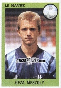 Sticker Geza Meszoly - FOOT 1993-1994 - Panini