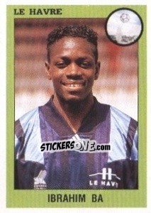 Sticker Ibrahim Ba - FOOT 1993-1994 n. 81 - Panini