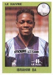 Cromo Ibrahim Ba - FOOT 1993-1994 - Panini