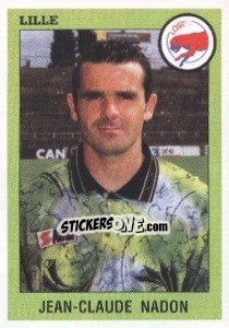 Sticker Jean-Claude Nadon - FOOT 1993-1994 n. 100 - Panini
