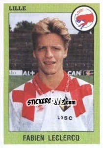 Sticker Fabien Leclercq - FOOT 1993-1994 - Panini