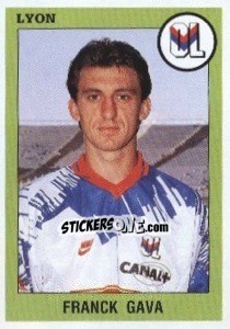 Figurina Franck Gava - FOOT 1993-1994 - Panini