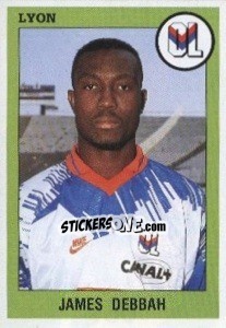 Figurina James Debah - FOOT 1993-1994 - Panini