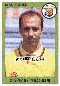 Sticker Stephane Mazzolini - FOOT 1993-1994 - Panini