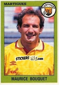Sticker Maurice Bouquet - FOOT 1993-1994 n. 154 - Panini