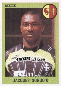 Cromo Jacques Songo'o - FOOT 1993-1994 - Panini