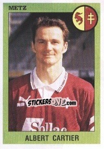 Cromo Albert Cartier - FOOT 1993-1994 - Panini