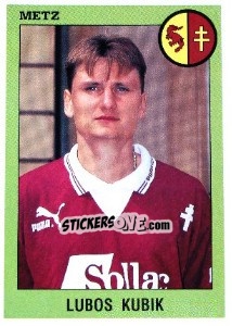 Sticker Lubos Kubik - FOOT 1993-1994 - Panini