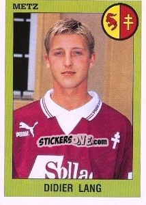 Sticker Didier Lang - FOOT 1993-1994 n. 171 - Panini