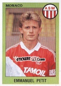 Sticker Emmanuel Petit - FOOT 1993-1994 n. 185 - Panini
