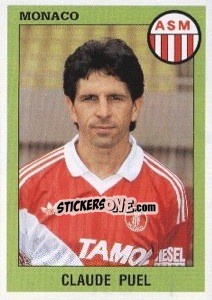 Sticker Claude Puel - FOOT 1993-1994 n. 186 - Panini