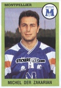 Sticker Michel Der Zakarian - FOOT 1993-1994 - Panini