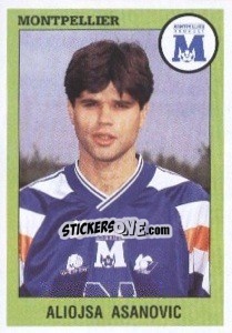 Cromo Aliojsa Asanovic - FOOT 1993-1994 - Panini