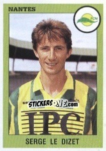 Figurina Serge Le Dizet - FOOT 1993-1994 - Panini