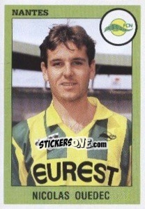 Sticker Nicolas Ouedec - FOOT 1993-1994 - Panini