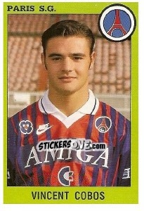 Cromo Vincent Cobos - FOOT 1993-1994 - Panini