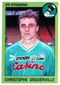 Figurina Christophe Deguerville - FOOT 1993-1994 - Panini