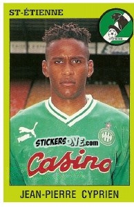 Figurina Jean-Pierre Cyprien - FOOT 1993-1994 - Panini