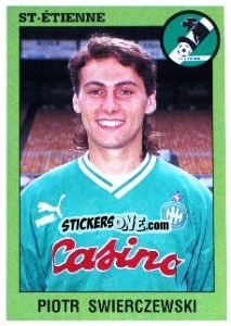 Sticker Piotr Swierczewski - FOOT 1993-1994 - Panini