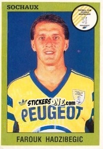 Sticker Farouk Hadzibegic - FOOT 1993-1994 - Panini