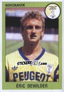 Sticker Eric Dewilder - FOOT 1993-1994 - Panini