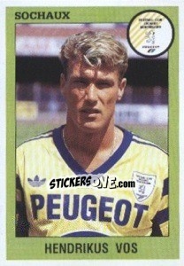 Figurina Hendrikus Vos - FOOT 1993-1994 - Panini