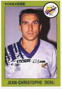 Sticker Jean-Christophe Debu - FOOT 1993-1994 - Panini