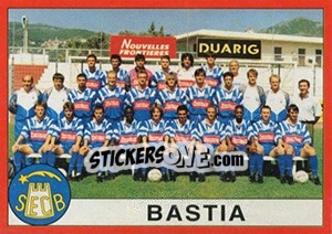 Figurina Equipe Bastia - FOOT 1994-1995 - Panini