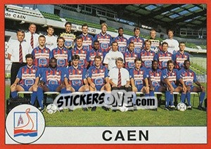 Sticker Equipe Caen - FOOT 1994-1995 n. 7 - Panini