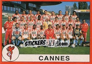 Sticker Equipe Cannes - FOOT 1994-1995 n. 10 - Panini
