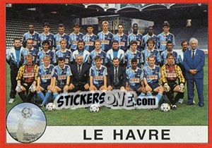 Cromo Equipe Le Havre