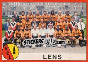 Sticker Equipe Lens - FOOT 1994-1995 - Panini