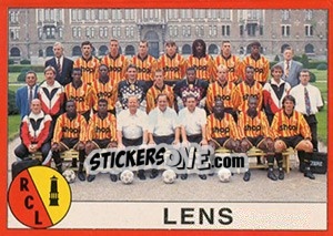 Figurina Equipe Lens - FOOT 1994-1995 - Panini