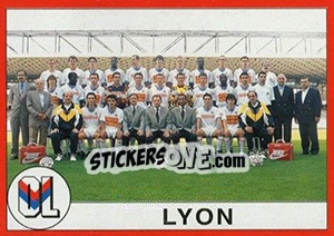 Sticker Equipe Lyon - FOOT 1994-1995 n. 18 - Panini