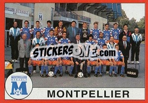 Figurina Equipe Montpellier - FOOT 1994-1995 - Panini