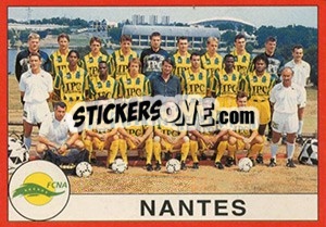 Figurina Equipe Nantes - FOOT 1994-1995 - Panini