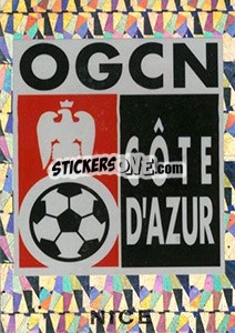 Sticker Ecusson Nice - FOOT 1994-1995 - Panini