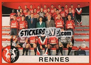 Figurina Equipe Rennes - FOOT 1994-1995 - Panini