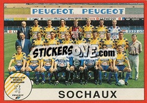 Cromo Equipe Sochaux