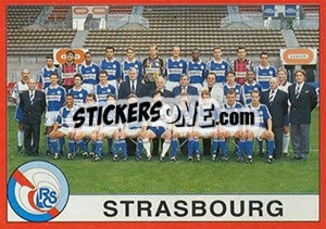 Cromo Equipe Strasbourg - FOOT 1994-1995 - Panini