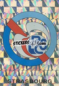 Sticker Ecusson Strasbourg - FOOT 1994-1995 - Panini