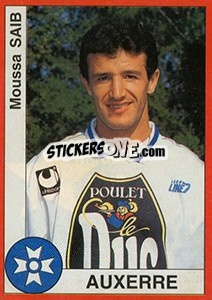 Sticker Moussa Saib - FOOT 1994-1995 - Panini