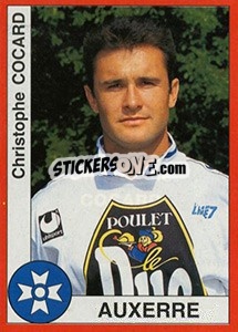 Sticker Christophe Cocard - FOOT 1994-1995 - Panini