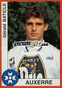 Figurina Gérald Baticle - FOOT 1994-1995 n. 52 - Panini