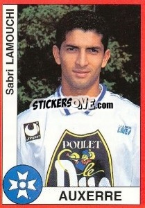 Sticker Sabri Lamouchi - FOOT 1994-1995 - Panini