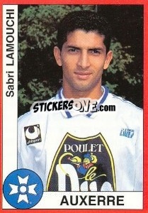 Cromo Sabri Lamouchi - FOOT 1994-1995 - Panini