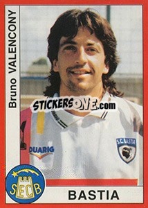 Figurina Bruno Valencony - FOOT 1994-1995 - Panini